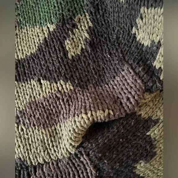 [Special] Ralph Lauren Denim & Supply Camo Shawl Cardigan Military Sweater. - Picture 11 of 14